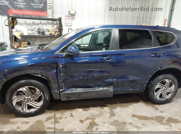 5NMS1DAJ4MH318715 2021 HYUNDAI SANTA FE Blue Widok wnętrza 360 stopni