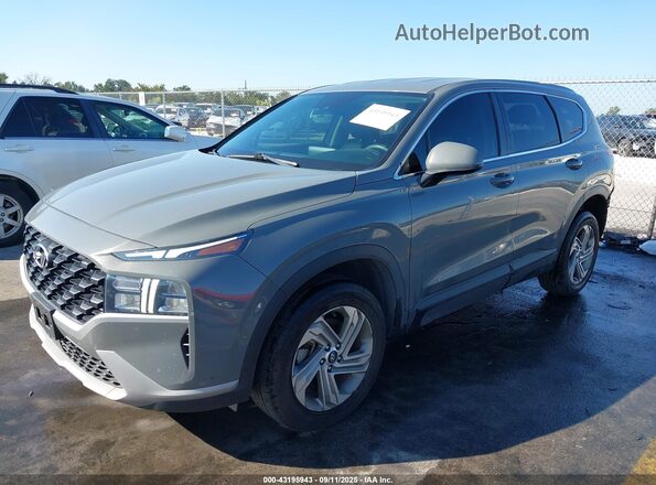 5NMS1DAJ8MH322590 2021 HYUNDAI SANTA FE Gray წინა მარცხენა ხედი სამი მეოთხედიდან