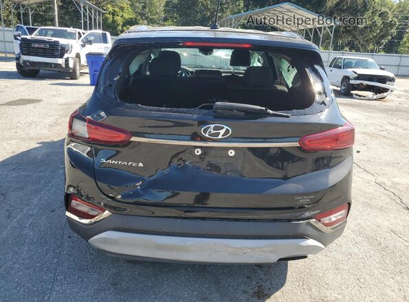 5NMS23AD1KH031220 2019 HYUNDAI SANTA Black Вид ззаду
