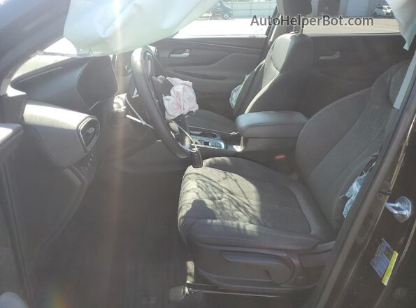 5NMS23AD1KH031220 2019 HYUNDAI SANTA Black Вид салону спереду