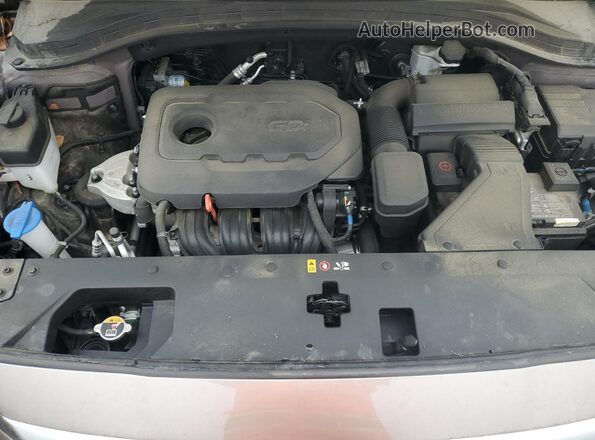 5NMS23AD1LH189879 2020 HYUNDAI SANTA Gold Vista del compartimento del motor