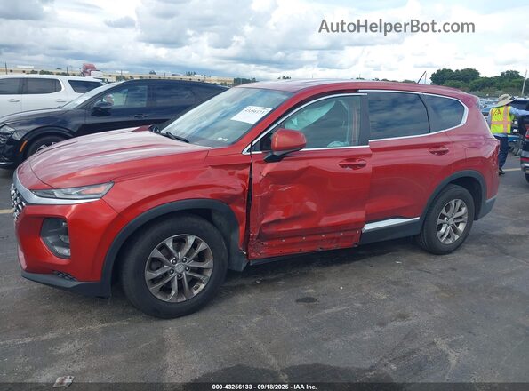 5NMS23AD5LH258217 2020 HYUNDAI SANTA FE Red Դիմացի տեսք