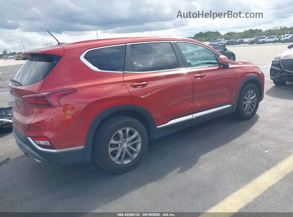 5NMS23AD5LH258217 2020 HYUNDAI SANTA FE Red Հետևի աջ