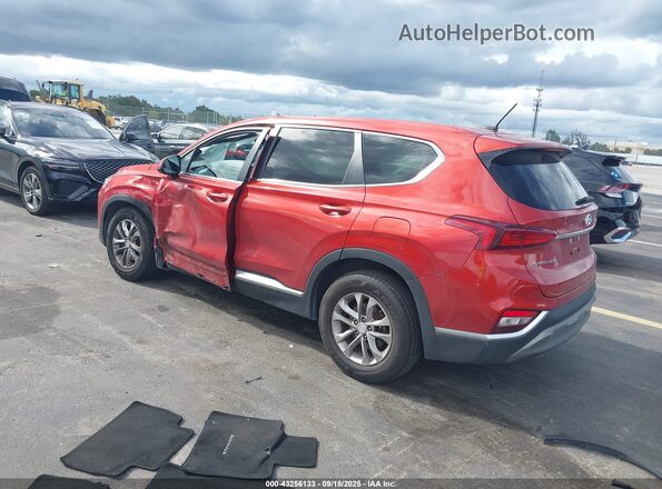 5NMS23AD5LH258217 2020 HYUNDAI SANTA FE Red Հետևի ձախ