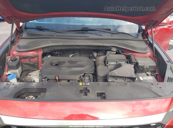 5NMS23AD5LH258217 2020 HYUNDAI SANTA FE Red Հետևի տեսք