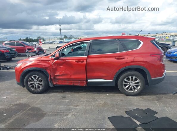5NMS23AD5LH258217 2020 HYUNDAI SANTA FE Red Սալոնի 360 աստիճան տեսք