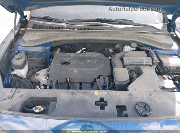 5NMS23AD6LH151774 2020 HYUNDAI SANTA FE Blue Հետևի տեսք