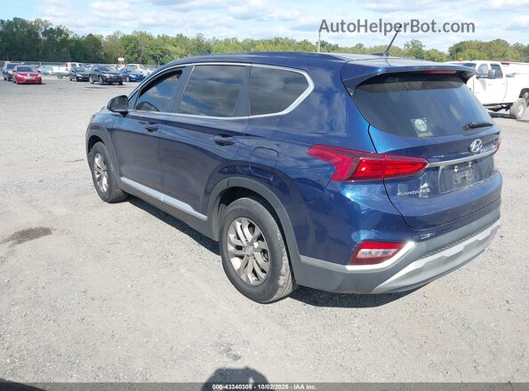 5NMS23AD6LH151774 2020 HYUNDAI SANTA FE Blue Հետևի ձախ