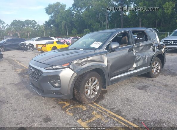 5NMS23AD7LH141027 2020 HYUNDAI SANTA FE Gray Front left
