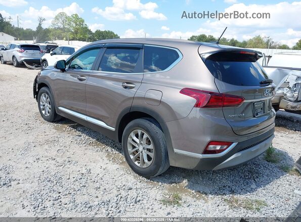 5NMS23AD8LH215748 2020 HYUNDAI SANTA FE Brown Trasero izquierdo