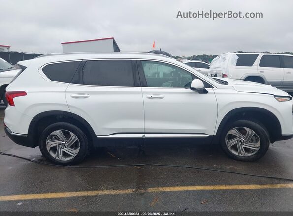 5NMS24AJ4MH340873 2021 HYUNDAI SANTA FE Белый Вид задней части салона