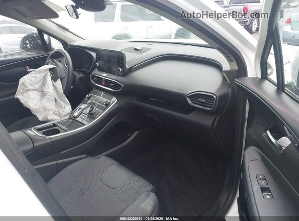 5NMS24AJ4MH340873 2021 HYUNDAI SANTA FE Белый Вид салона спереди