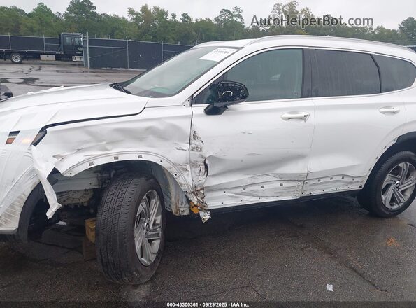 5NMS24AJ4MH340873 2021 HYUNDAI SANTA FE Белый Вид спереди