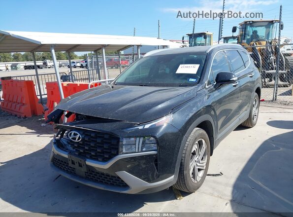 5NMS24AJ9PH611544 2023 HYUNDAI SANTA FE Black Առջևի ձախ երեք քառորդ տեսարան