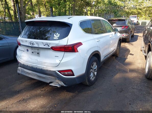 5NMS2CAD3LH191620 2020 HYUNDAI SANTA FE White Rear right