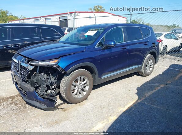 5NMS2CAD5LH229638 2020 HYUNDAI SANTA FE Blue Przód lewy