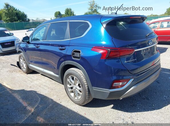 5NMS2CAD5LH229638 2020 HYUNDAI SANTA FE Blue Tył lewy