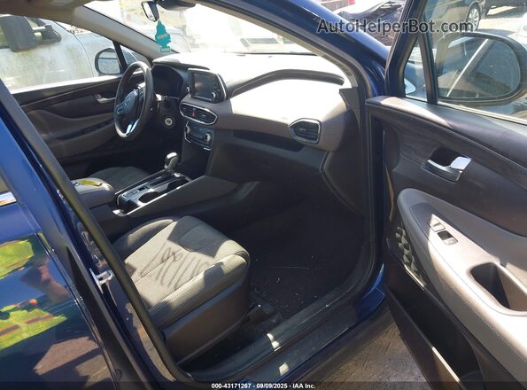 5NMS2CAD5LH229638 2020 HYUNDAI SANTA FE Blue Widok wnętrza z przodu