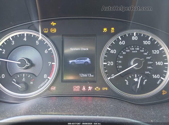 5NMS2CAD5LH229638 2020 HYUNDAI SANTA FE Blue Widok tylnych siedzeń