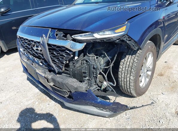 5NMS2CAD5LH229638 2020 HYUNDAI SANTA FE Blue Widok z przodu