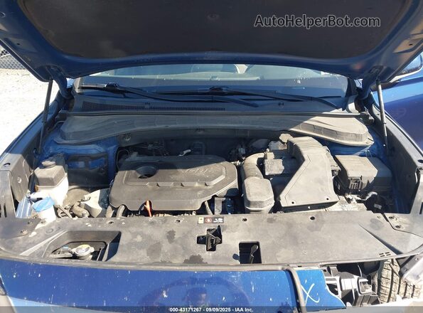 5NMS2CAD5LH229638 2020 HYUNDAI SANTA FE Blue Widok z tyłu