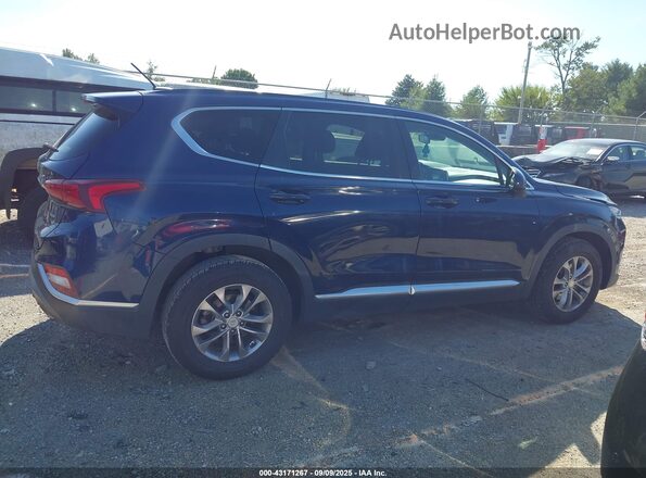 5NMS2CAD5LH229638 2020 HYUNDAI SANTA FE Blue Widok wnętrza z tyłu