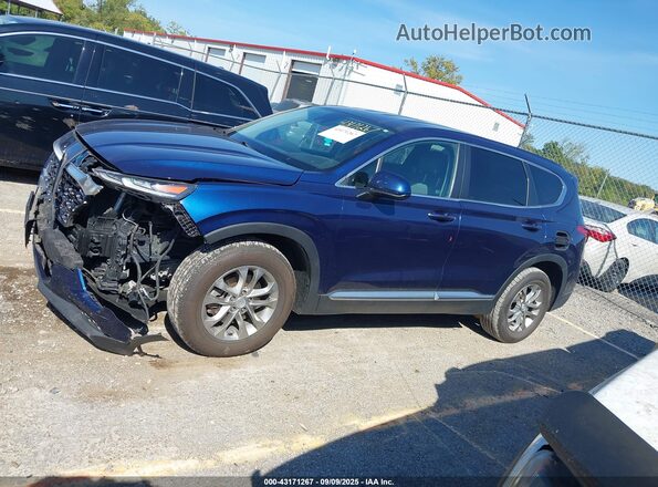5NMS2CAD5LH229638 2020 HYUNDAI SANTA FE Blue Widok wnętrza 360 stopni