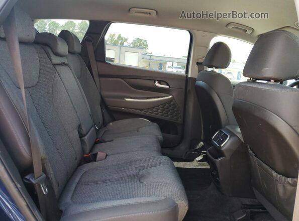 5NMS2CAD6LH191952 2020 HYUNDAI SANTA Blue Rear interior view