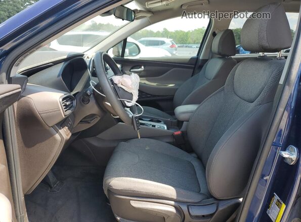 5NMS2CAD6LH191952 2020 HYUNDAI SANTA Blue Front interior view