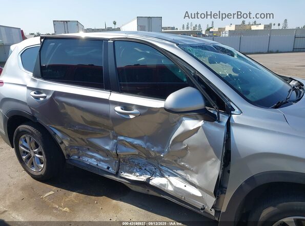 5NMS2CAD8LH223543 2020 HYUNDAI SANTA FE Silver Դիմացի տեսք