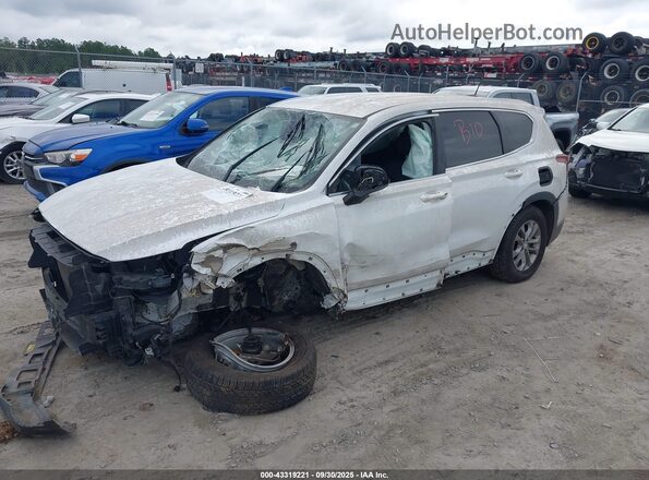 5NMS2CAD9KH077300 2019 HYUNDAI SANTA FE White Vista tres cuartos delantera izquierda
