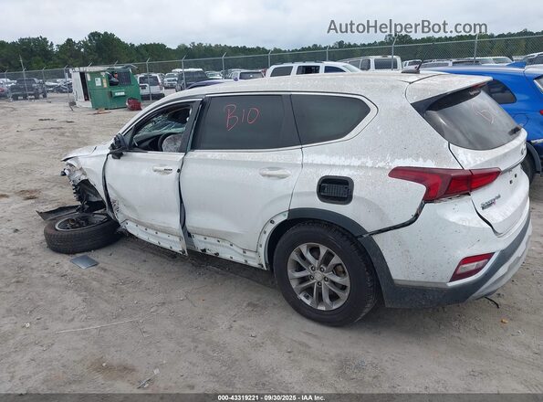 5NMS2CAD9KH077300 2019 HYUNDAI SANTA FE White 