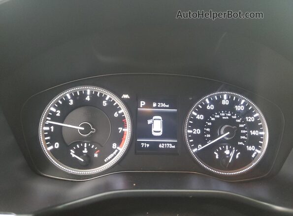 5NMS2CAD9LH246278 2020 HYUNDAI SANTA Silver Սարքավորումների վահանակի տեսք
