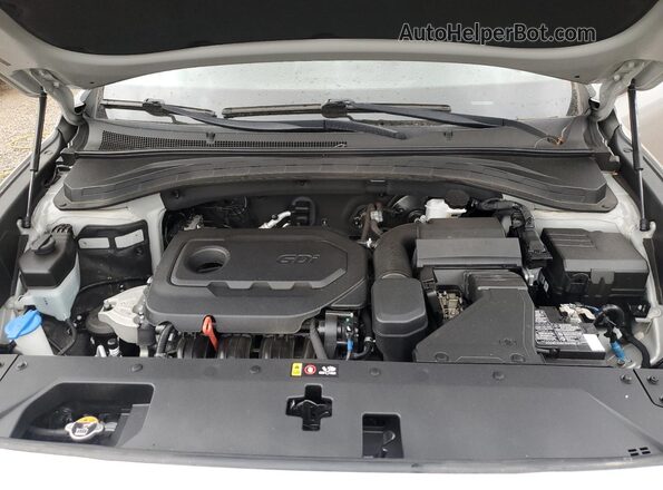 5NMS2CAD9LH246278 2020 HYUNDAI SANTA Silver Շարժիչի բաժամունքի տեսք