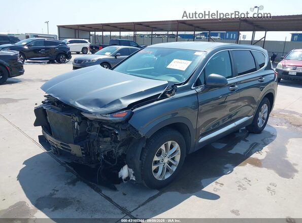 5NMS2CADXLH228646 2020 HYUNDAI SANTA FE Gray Передня ліва чверть