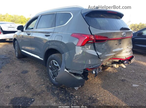 5NMS2DA14PH014561 2023 HYUNDAI SANTA FE HYBRID BLUE Gray Rear left