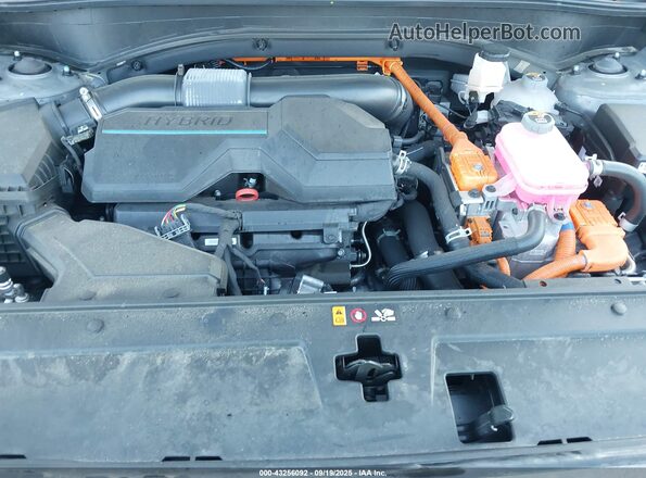 5NMS2DA14PH014561 2023 HYUNDAI SANTA FE HYBRID BLUE Gray Rear view