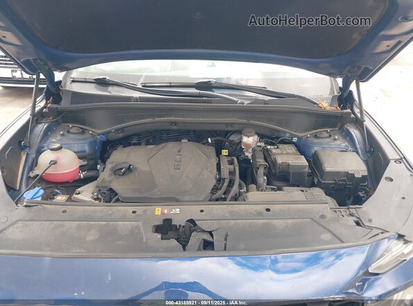 5NMS2DA15PH555604 2023 HYUNDAI SANTA FE HYBRID BLUE Blue Rear view
