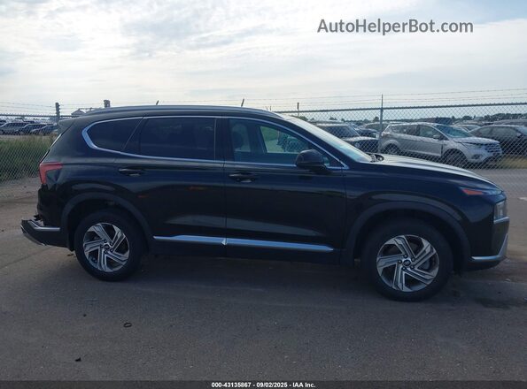 5NMS2DAJ0NH411472 2022 HYUNDAI SANTA FE Black Вид задньої частини салону