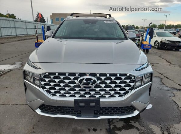 5NMS2DAJ3NH451156 2022 HYUNDAI SANTA Silver Widok z przodu