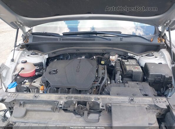 5NMS2DAJ6MH350076 2021 HYUNDAI SANTA FE Silver Widok z tyłu