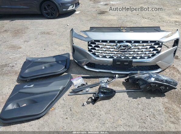 5NMS2DAJ6MH350076 2021 HYUNDAI SANTA FE Silver Widok deski rozdzielczej