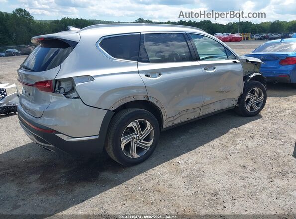 5NMS2DAJ6MH350076 2021 HYUNDAI SANTA FE Silver Tył prawy