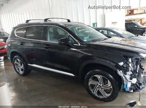 5NMS2DAJ7MH367923 2021 HYUNDAI SANTA FE Black Սալոնի 360 աստիճան տեսք