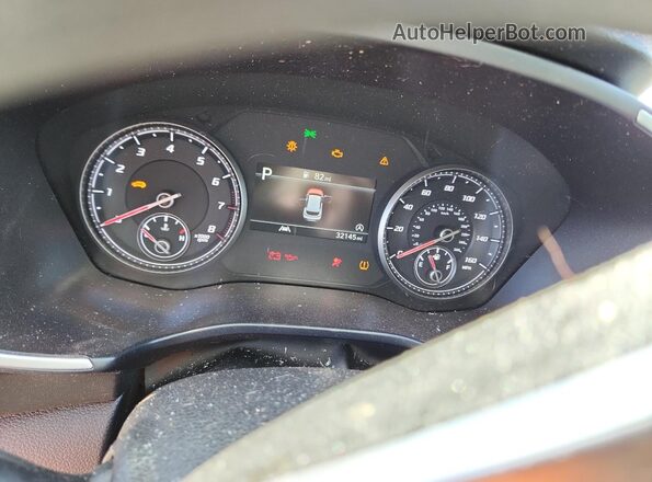 5NMS2DAJ9NH409073 2022 HYUNDAI SANTA Gray Вид щитка приладів