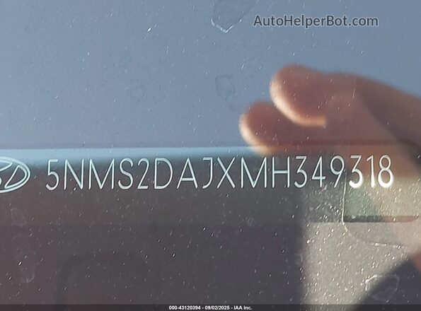 5NMS2DAJXMH349318 2021 HYUNDAI SANTA FE White Вид підкапотного простору