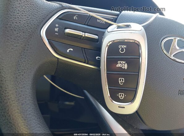 5NMS2DAJXMH349318 2021 HYUNDAI SANTA FE White Вид панелі приладів