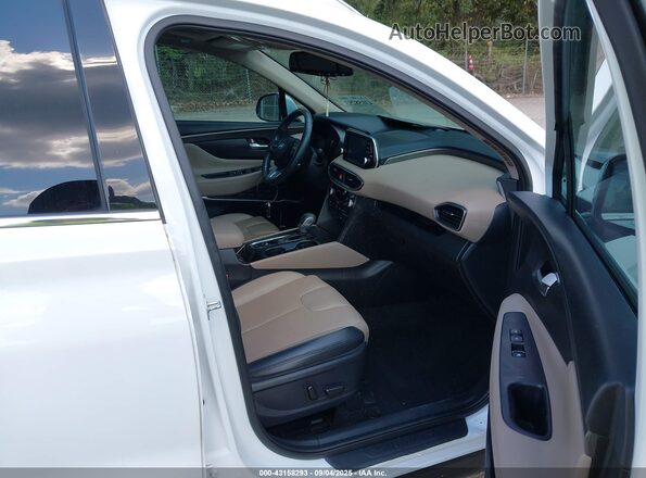 5NMS33AA3LH285256 2020 HYUNDAI SANTA FE White Вид салону спереду
