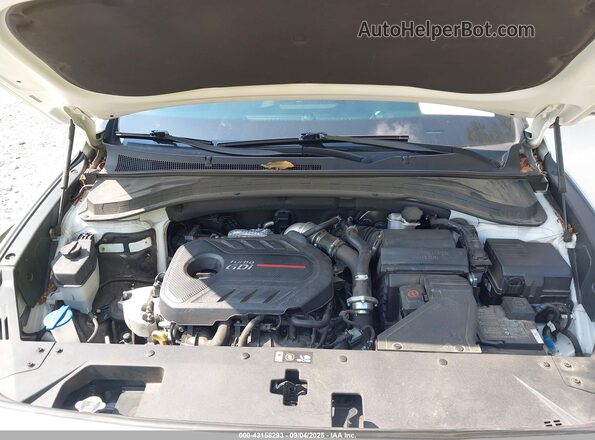 5NMS33AA3LH285256 2020 HYUNDAI SANTA FE White Вид ззаду