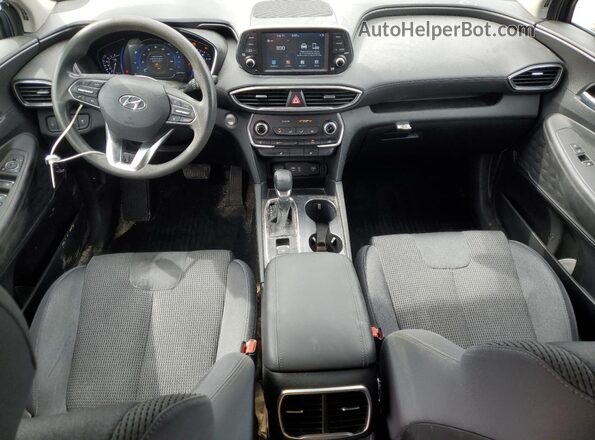 5NMS33AD0LH170656 2020 HYUNDAI SANTA Blue Առջևի վահանակի տեսք